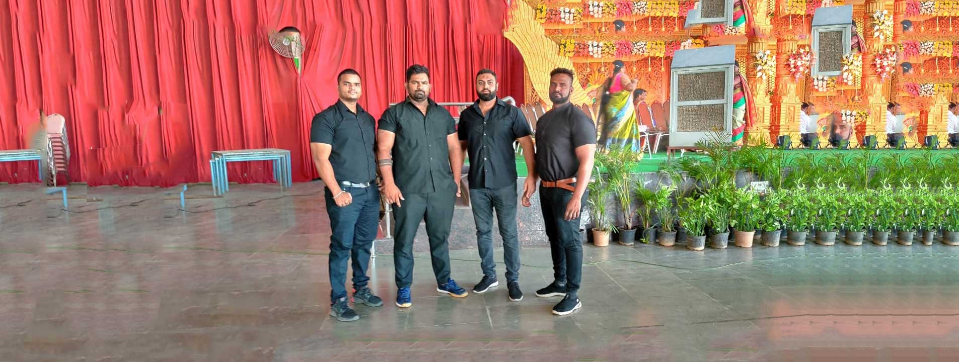 Professional security team